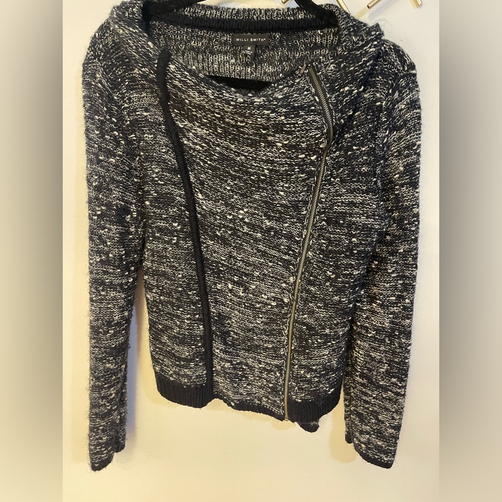 Willi Smith Black and White Knit Top